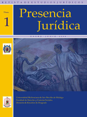 PRESENCIA JURÍDICA. ENERO-JUNIO 2008