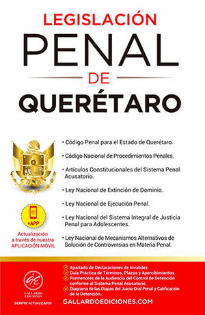 LEGISLACIÓN PENAL DE QUERÉTARO (2022)