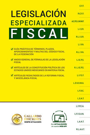 LEGISLACIÓN ESPECIALIZADA FISCAL - 2.ª ED. 2024