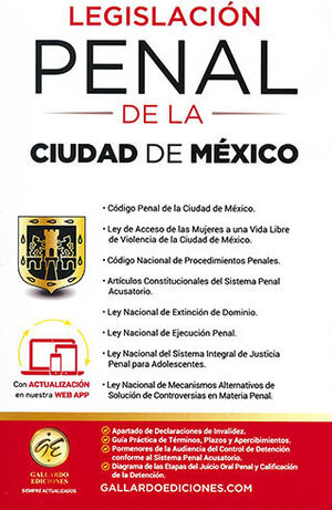 LEGISLACIÓN PENAL DE LA CIUDAD DE MÉXICO - 2.ª ED. 2025
