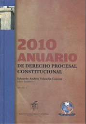 2010 ANUARIO DE DERECHO PROCESAL CONSTITUCIONAL