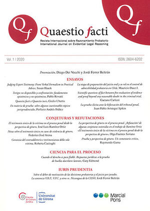 QUAESTIO FACTI - N° 1 - 2020