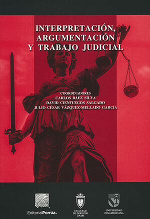 INTERPRETACIÓN, ARGUMENTACIÓN Y TRABAJO JUDICIAL - 1.ª ED. 2009, 1.ª REIMP. 2017
