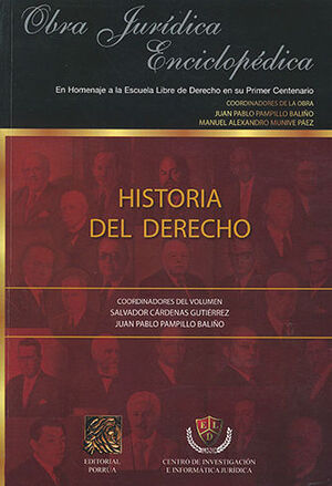 HISTORIA DEL DERECHO - 1.ª ED. 2012,  1.ª REIMP. 2014