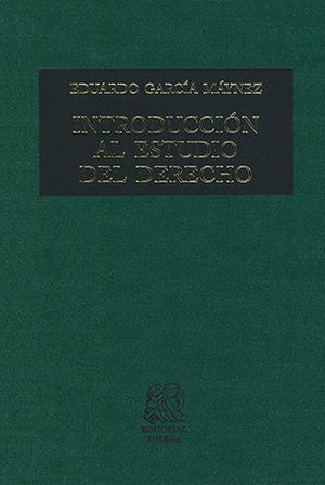 INTRODUCCIÓN AL ESTUDIO DEL DERECHO - 65.ª ED.2013, 8.ª REIMP. 2023