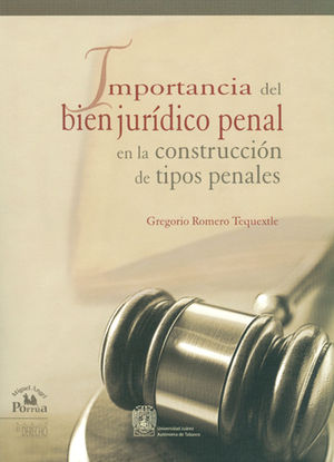 IMPORTANCIA DEL BIEN JURÍDICO PENAL EN LA CONSTRUCCIÓN DE TIPOS PENALES - 1.ª ED. 2012