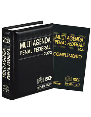 MULTI AGENDA PENAL FEDERAL Y COMPLEMENTO - 13.ª ED. 2022 - EJECUTIVA PIEL