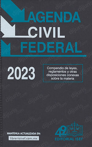 AGENDA CIVIL FEDERAL  -  33.ª ED. 2023