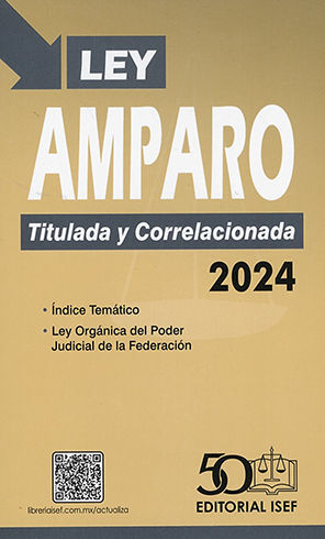 LEY DE AMPARO - 1.ª ED. 2024 (BOLSILLO)