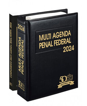 MULTI AGENDA PENAL FEDERAL Y COMPLEMENTO - 15.ª ED. 2024 (EJECUTIVA)