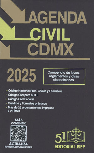 AGENDA CIVIL DE LA CIUDAD DE MÉXICO - 47.ª ED. 2025 (ECONÓMICA)