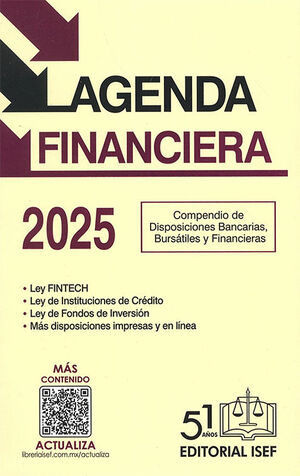 AGENDA FINANCIERA - 34.ª ED. 2025 (ECONÓMICA)