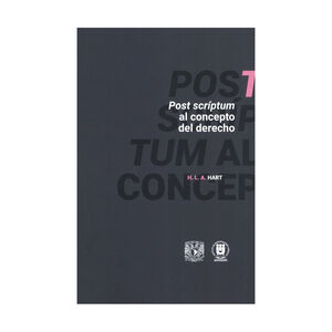 POST SCRÍPTUM AL CONCEPTO DEL DERECHO - 2.ª ED. 2025.