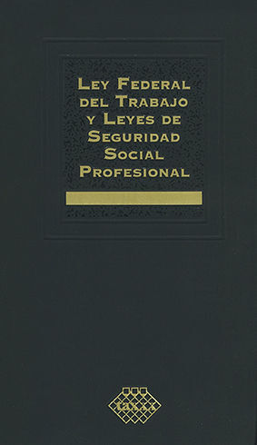 LEY FEDERAL DEL TRABAJO Y LEYES DE SEGURIDAD SOCIAL PROFESIONAL  - 1.ª ED. 2022