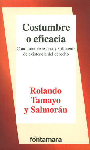 COSTUMBRE O EFICACIA