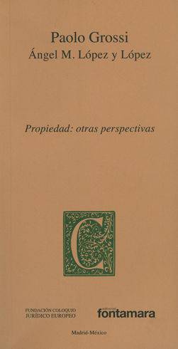 PROPIEDAD: OTRAS PERSPECTIVAS - 1.ª ED. 2016