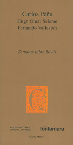 ESTUDIOS SOBRE RAWLS - 1.ª ED. 2013