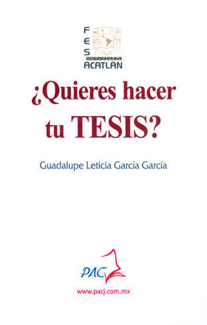 QUIERES HACER TU TESIS?