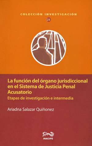 FUNCIÓN DEL ÓRGANO JURISDICCIONAL EN EL SISTEMA DE JUSTICIA PENAL ACUSATORIO - 1.ª ED. 2016