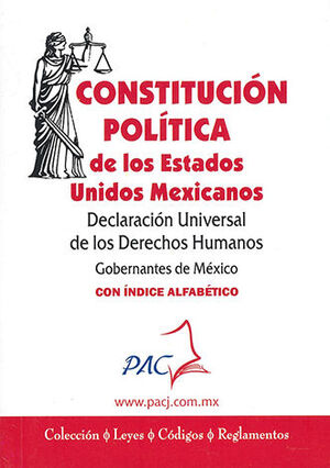 CONSTITUCIÓN POLÍTICA DE LOS ESTADOS UNIDOS MEXICANOS - MAYO 2024 BOLSILLO