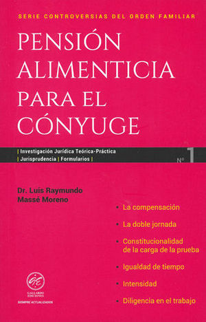 PENSIÓN ALIMENTICIA PARA EL CONYUGE - NÚM. 1 - 1.ª ED. 2025
