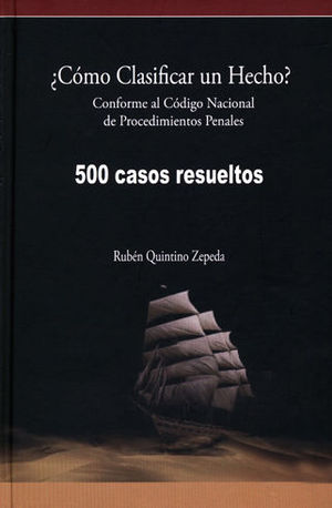 CÓMO CLASIFICAR UN HECHO? CONFORME AL CÓDIGO NACIONAL DE PROCEDIMIENTOS PENALES