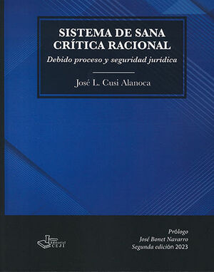 SISTEMA DE SANA CRÍTICA RACIONAL - 2.ª ED. 2023