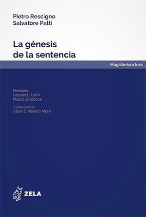 GÉNESIS DE LA SENTENCIA- 1.ª ED. 2023