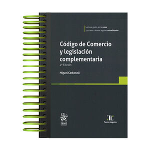 CÓDIGO DE COMERCIO Y LEGISLACIÓN COMPLEMENTARIA  - 4.ª ED. 2025 ( ANILLADA Y PASTA DURA)