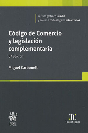 CÓDIGO DE COMERCIO Y LEGISLACIÓN COMPLEMENTARIA - 6ª ED. 2022 (BOLSILLO)