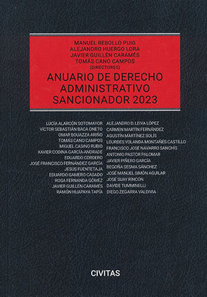 ANUARIO DE DERECHO ADMINISTRATIVO SANCIONADOR 2023 (PAPEL + E-BOOK) - 1.ª ED. 2023