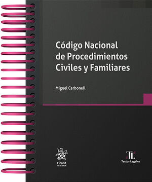 CÓDIGO NACIONAL DE PROCEDIMIENTOS CIVILES Y FAMILIARES - 1.ª ED. 2023 (ARILLAS Y PASTA DURA)