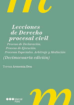 LECCIONES DE DERECHO PROCESAL CIVIL - 14.ª ED. 2023