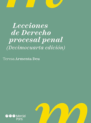 LECCIONES DE DERECHO PROCESAL PENAL - 14.ª ED. 2023
