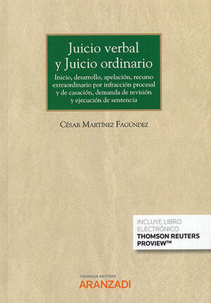 JUICIO VERBAL Y JUICIO ORDINARIO