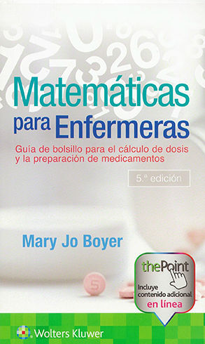MATEMÁTICAS PARA ENFERMERAS. QUINTA EDICIÓN