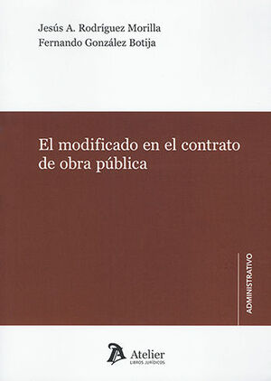 MODIFICADO EN EL CONTRATO DE OBRA PÚBLICA, EL