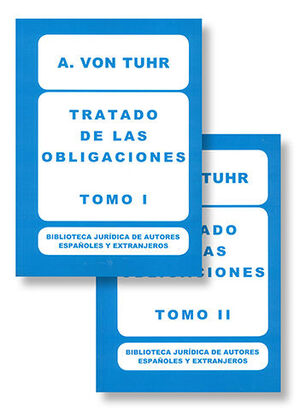 TRATADO DE LAS OBLIGACIONES - 2 TOMOS - 1.ª ED. 1999