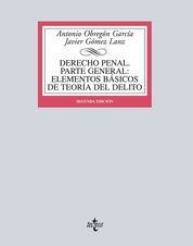 DERECHO PENAL. PARTE GENERAL: ELEMENTOS BÁSICOS DE TEORÍA DEL DELITO