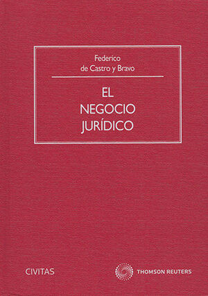 NEGOCIO JURÍDICO, EL - 1.ª ED. 1985, 2.ª REIMP. 2016