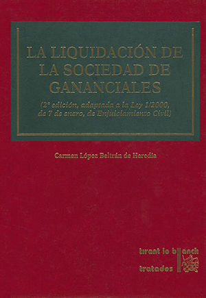 LIQUIDACIÓN DE LA SOCIEDAD DE GANANCIALES, LA
