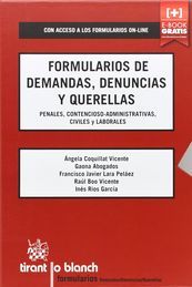 FORMULARIOS DE DEMANDAS, DENUNCIAS Y QUERELLAS