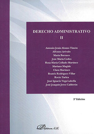 DERECHO ADMINISTRATIVO II - 3.ª ED. 2016
