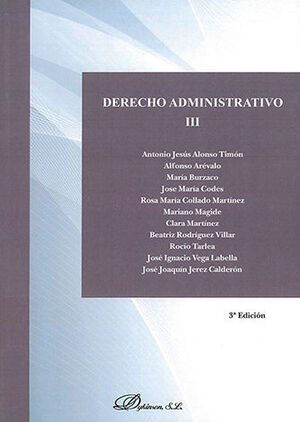 DERECHO ADMINISTRATIVO III - 3.ª ED. 2016
