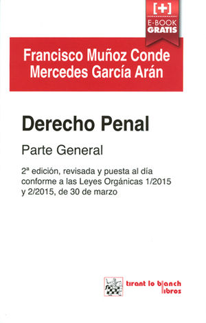 DERECHO PENAL PARTE GENERAL - 2.ª ED. 2015