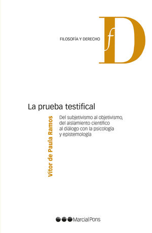 PRUEBA TESTIFICAL, LA - 1.ª ED. 2019