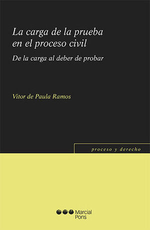 CARGA DE LA PRUEBA EN EL PROCESO CIVIL, LA - 1.ª ED. 2020