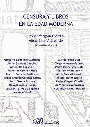 CENSURA Y LIBROS EN LA EDAD MODERNA - 1.ª ED. 2017