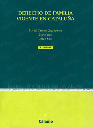 DERECHO DE FAMILIA VIGENTE EN CATALUÑA - 1.ª ED. 2005