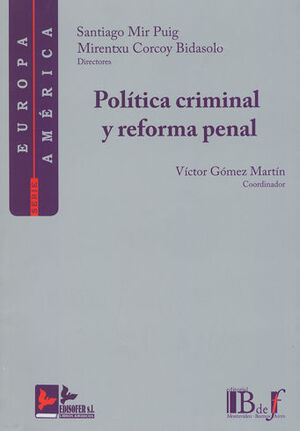 POLÍTICA CRIMINAL Y REFORMA PENAL